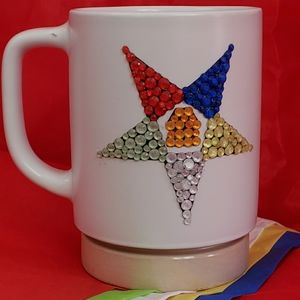 OES bedazzled Mug